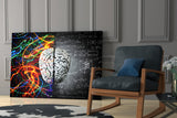 Brain Glass Wall Art.