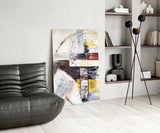 Abstract Glass Wall Art.