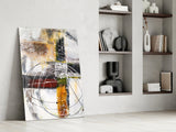 Abstract Glass Wall Art.
