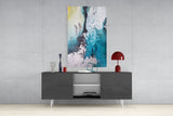 Colors of Abstraction Glass Wall Art.