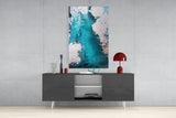 Colors of Abstraction Glass Wall Art