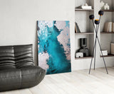 Colors of Abstraction Glass Wall Art.