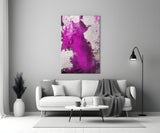 Colors of Abstraction Glass Wall Art.