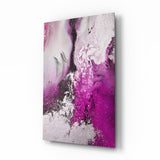 Flux de Marbre Rose Orchidée tableau en verre - 72x46cm