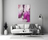 Colors of Abstraction Glass Wall Art.