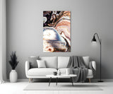 Abstract Glass Wall Art.