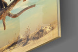 Thinking Elephant Glass Wall Art