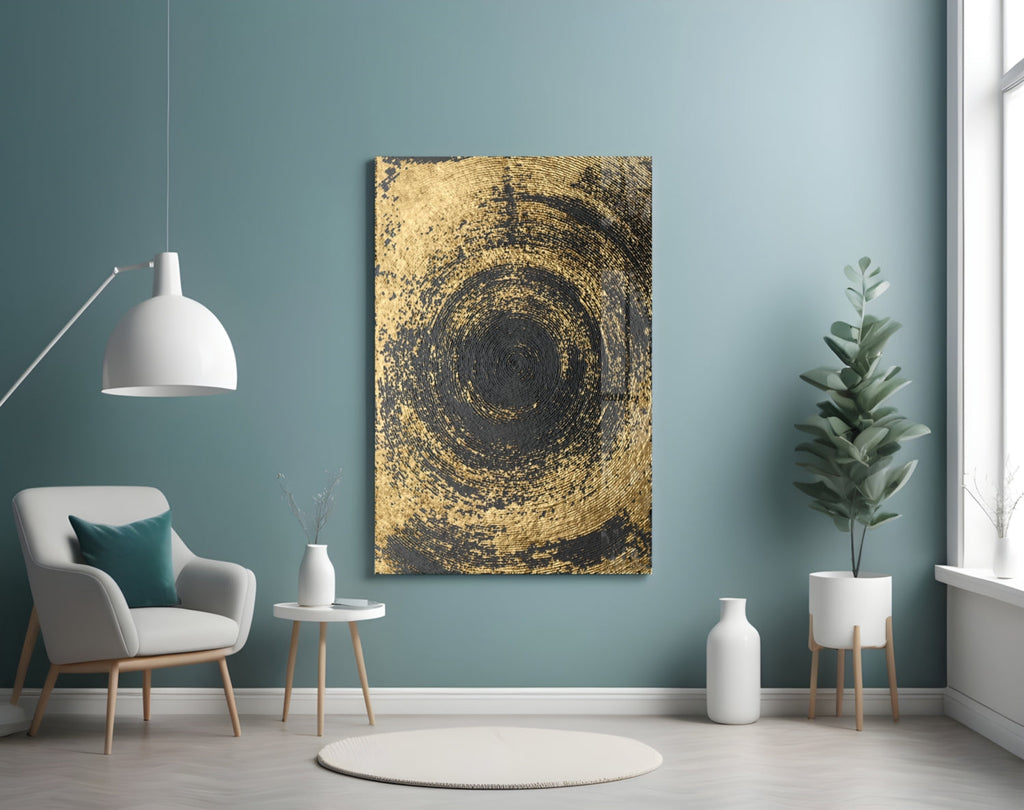 Abstract Loop Glass Wall Art | Luxury Home & Office Wall Decoration ...