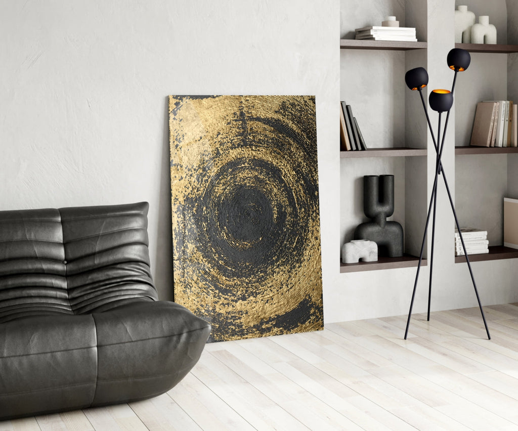 Abstract Loop Glass Wall Art | Luxury Home & Office Wall Decoration ...