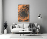 Abstract Loop Glass Wall Art.