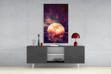Moon Glass Wall Art.