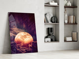 Moon Glass Wall Art.