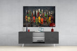 Spices Glass Wall Art.