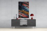 Abstract Glass Wall Art.