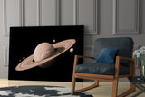 Saturn Glass Wall Art.