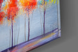 Drawing Trees Glass Wall Art.