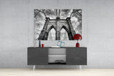 Brooklyn Bridge Glass Wall Art.