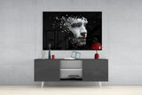 Being Human Glass Wall Art.