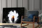 Astronaut Glass Wall Art.