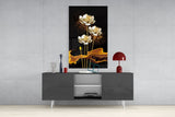 Flowers Glass Wall Art