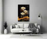 Flowers Glass Wall Art.