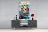 Sailboat Glass Wall Art.