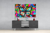 Butterfly Glass Wall Art.