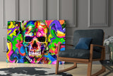 Skull Glass Wall Art.