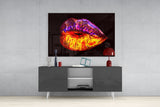 Lip Glass Wall Art.