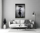 Escape from the Rain Glass Art.