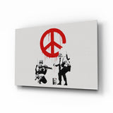War for Peace Glass Art.