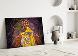 Kobe Bryant Glass Art.
