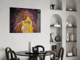 Kobe Bryant Glass Art.