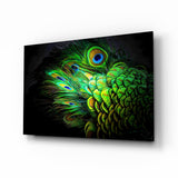 Arte della parete di vetro Pavone