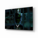 Joker Jail Glass Art.