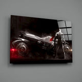 Batmobile Glass Art.