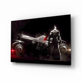 Arte della parete di vetro Batmobile