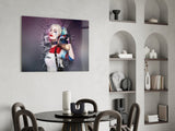 Harley Quinn Glass Art.