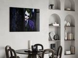 Joker Glass Art.