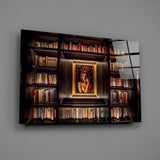 Bookshelf Glass Art.