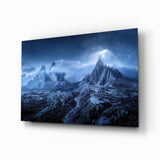 Quadro in vetro Montagne Imponenti - 72x46 cm
