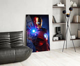 Iron Man Glass Art.