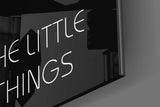 Enjoy The Little Things Glass Wall Art.