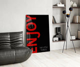 Enjoy The Little Things Glass Wall Art.