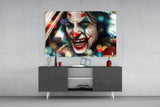 Joker’s Laugh Glass Wall Art.