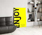 Enjoy The Little Things Glass Wall Art.