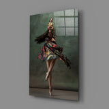 Ballerina Glass Wall Art.