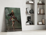 Ballerina Glass Wall Art.
