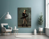 Ballerina Glass Wall Art.