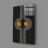 Two Dots Glass Wall Art.